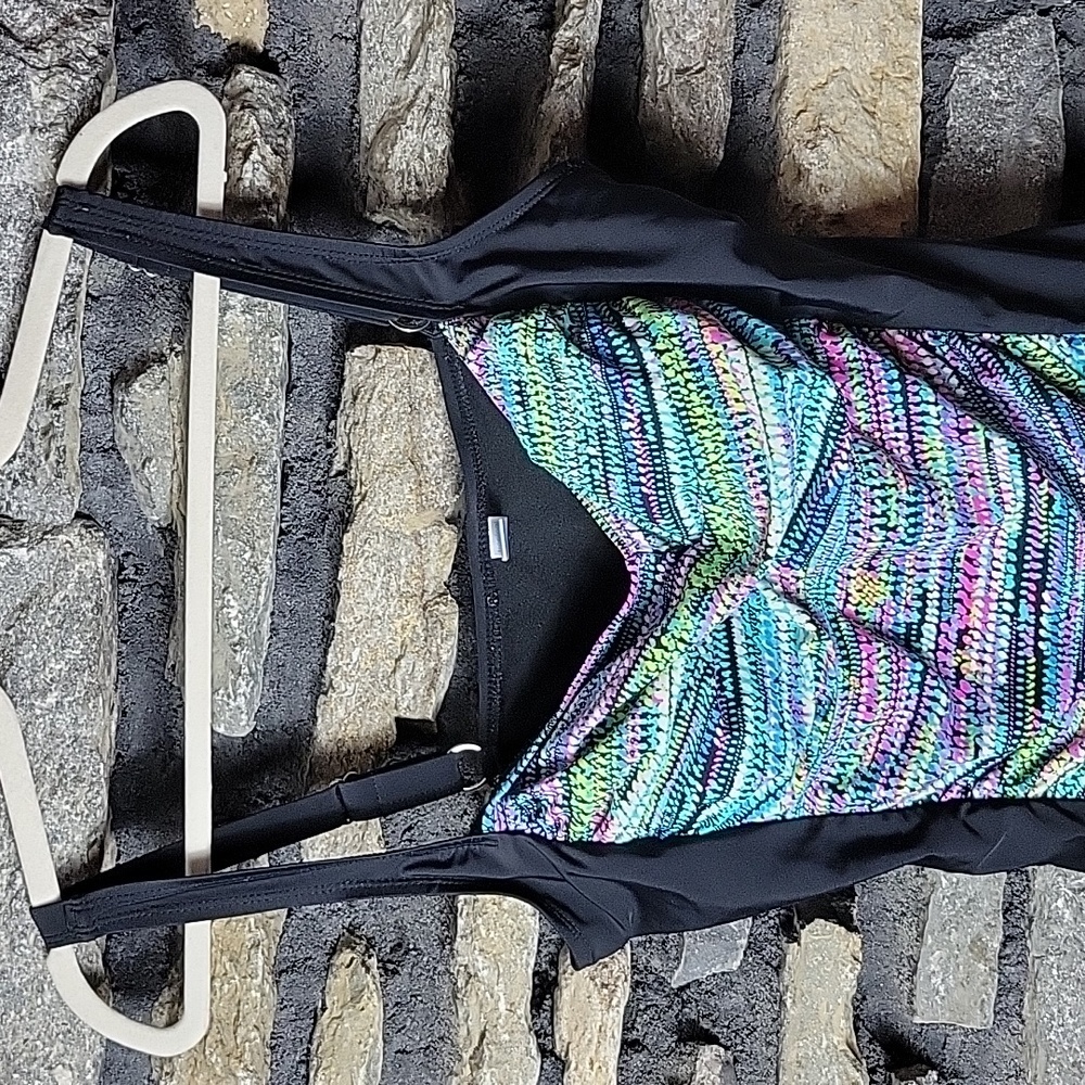 Women's Tropical escape one piece bathing suit sz 14 - Picture 3 of 5